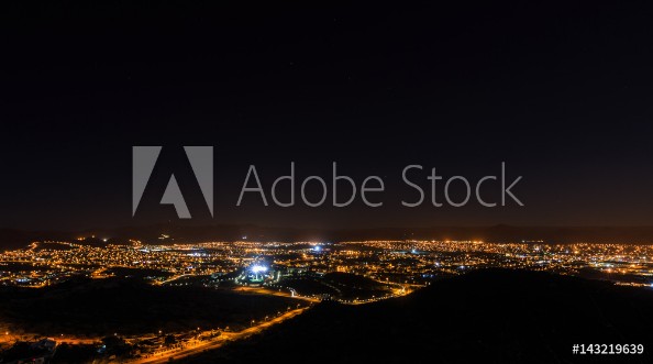 Picture of Windhoek bei Nacht Blick Richtung Sden